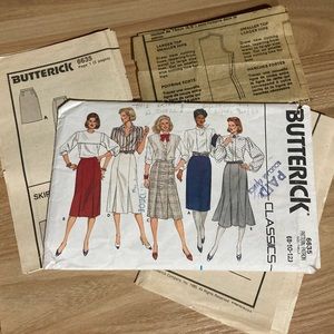 1984 Butterick Misses Skirt 6635
